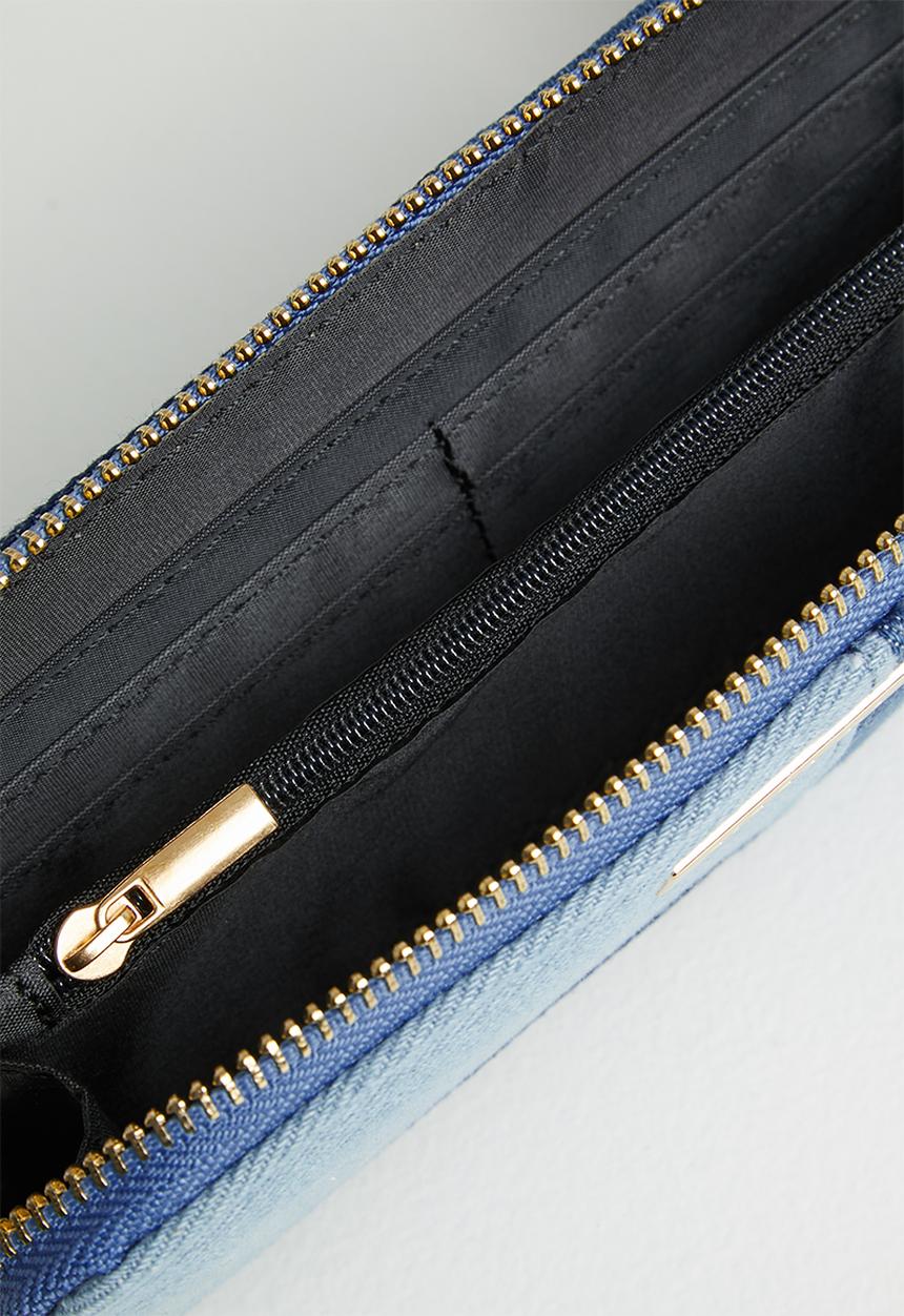 SISSY BOY - Denim patchwork purse - blue