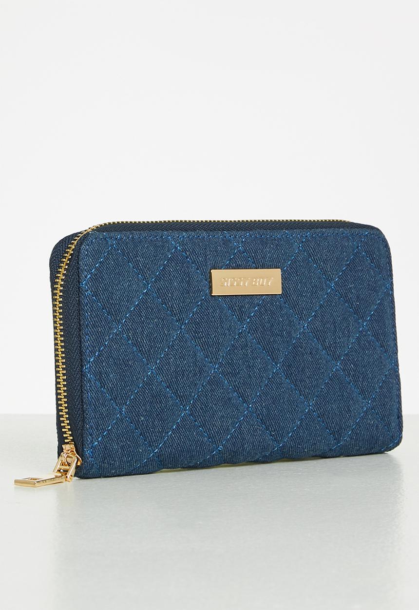 SISSY BOY - Quilted denim purse - dark blue