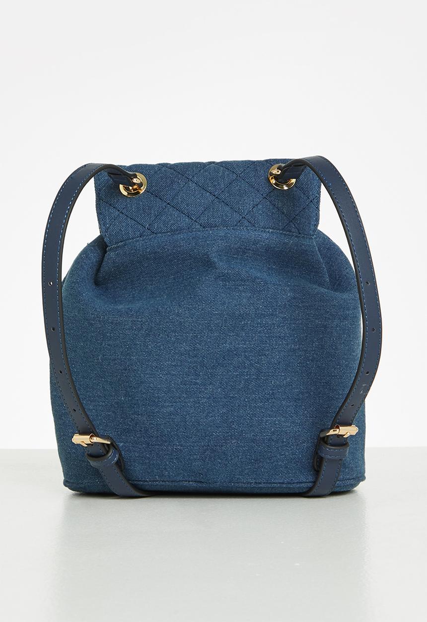 SISSY BOY - Quilted denim backpack - blue