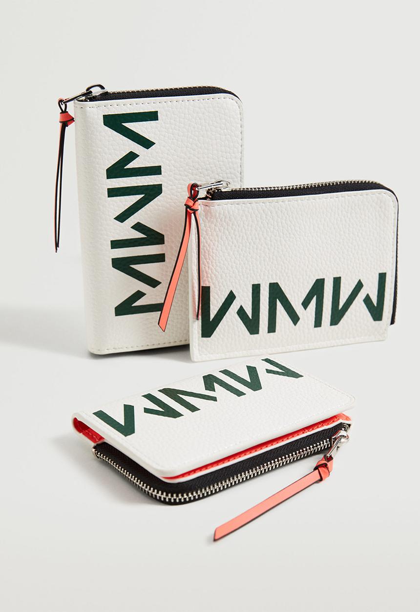 MANGO - Logo wallet- green