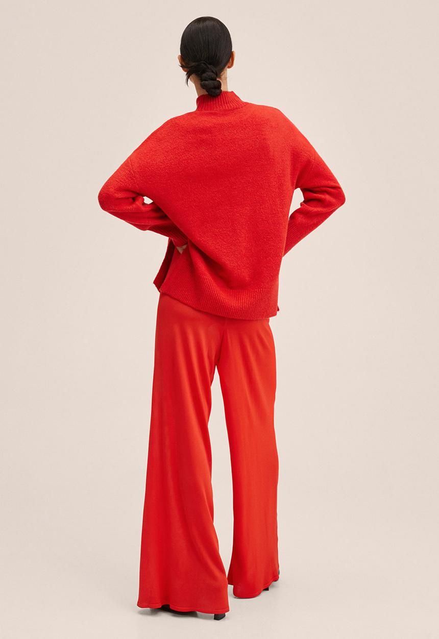MANGO - Sweater gorri - red