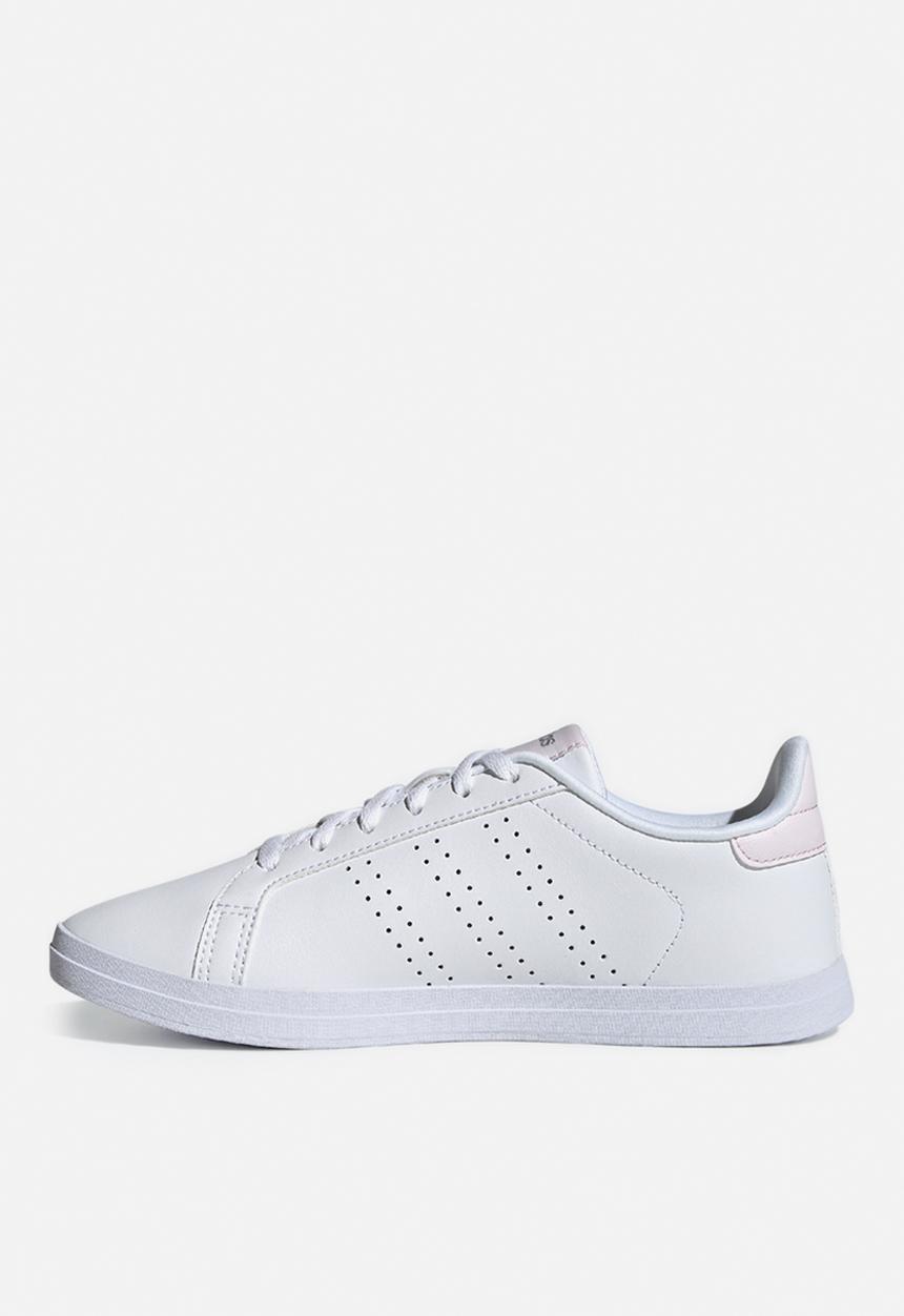 adidas Originals - Courtpoint base - ftwr white/ftwr white/almost pink
