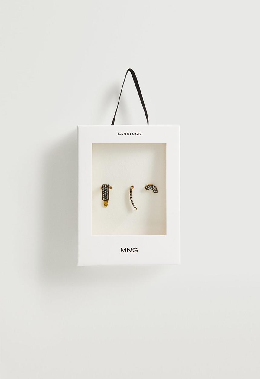 MANGO - Earring set- gold