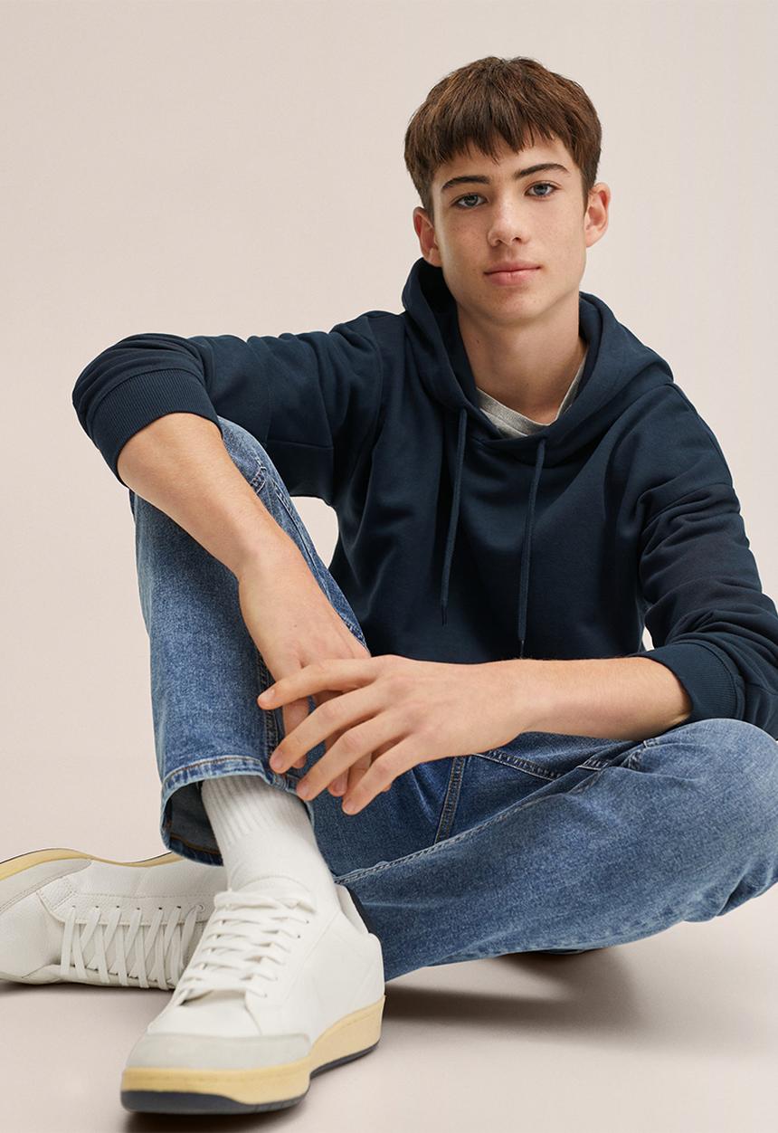 MANGO - Sweatshirt paris - navy