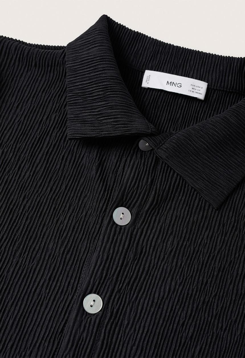 MANGO - Polo shirt west-h - black