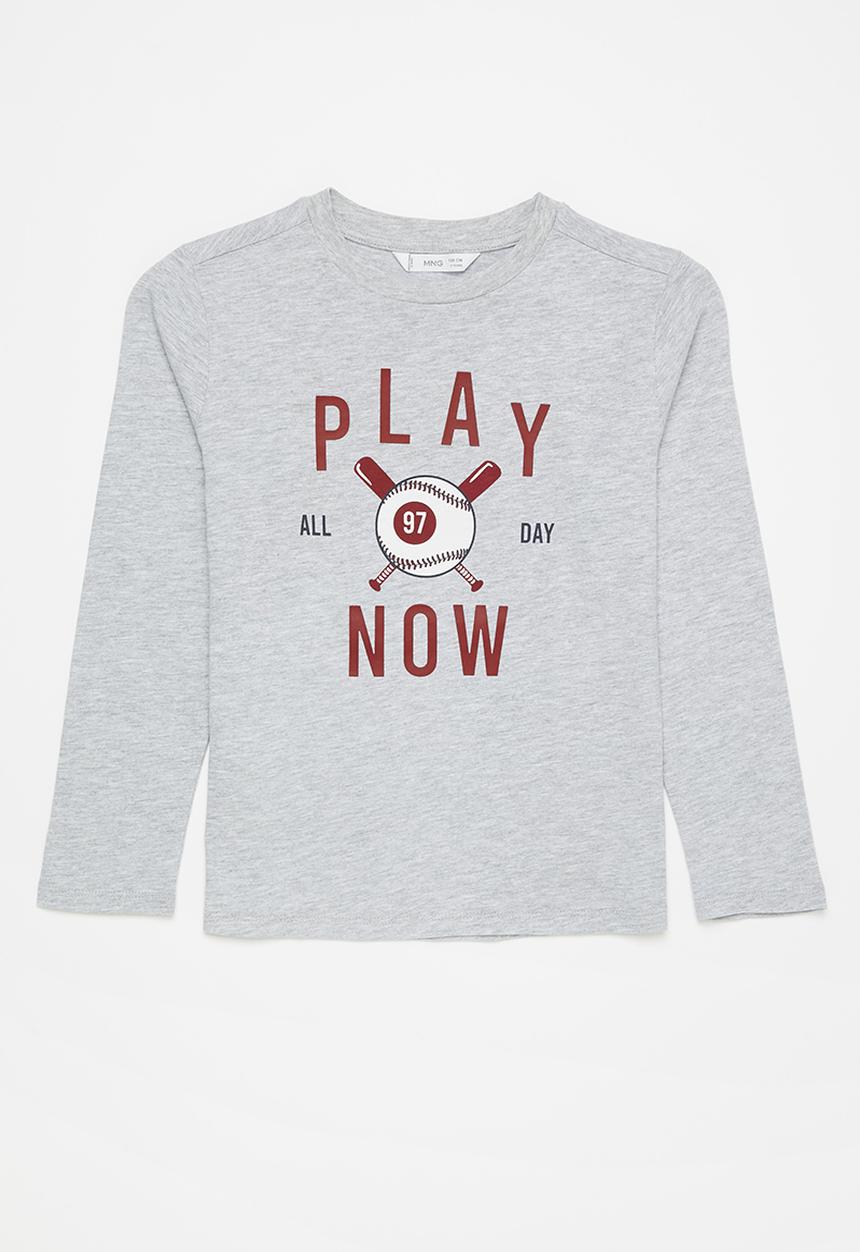 MANGO - T-shirt athlet - grey