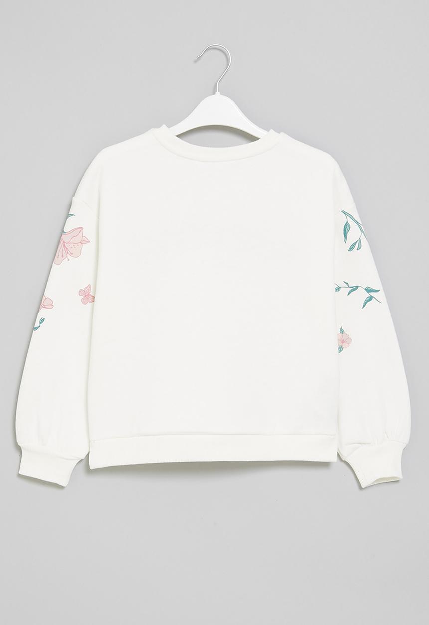 MANGO - Sweatshirt vibes - white