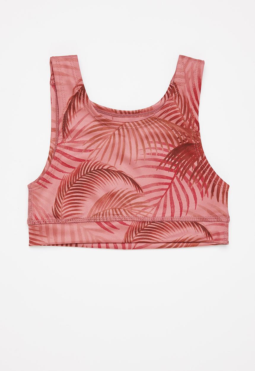 MANGO - T-shirt palmt - pink