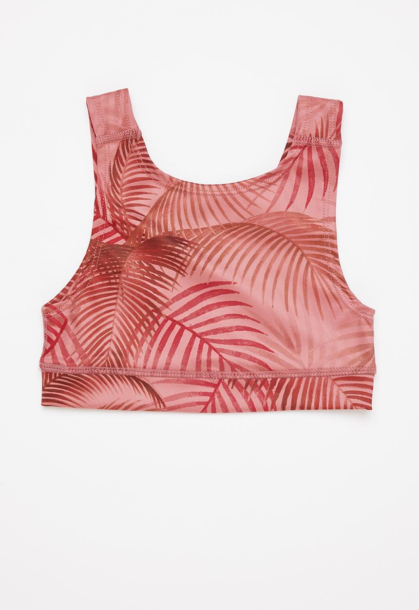 MANGO - T-shirt palmt - pink