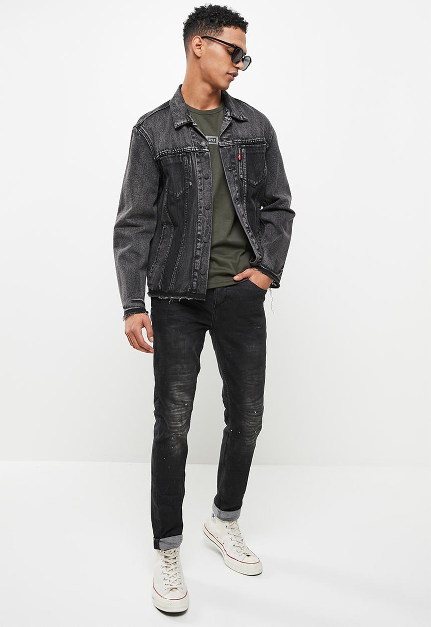 S.P.C.C - Thunder feather fit skinny jeans - washed black