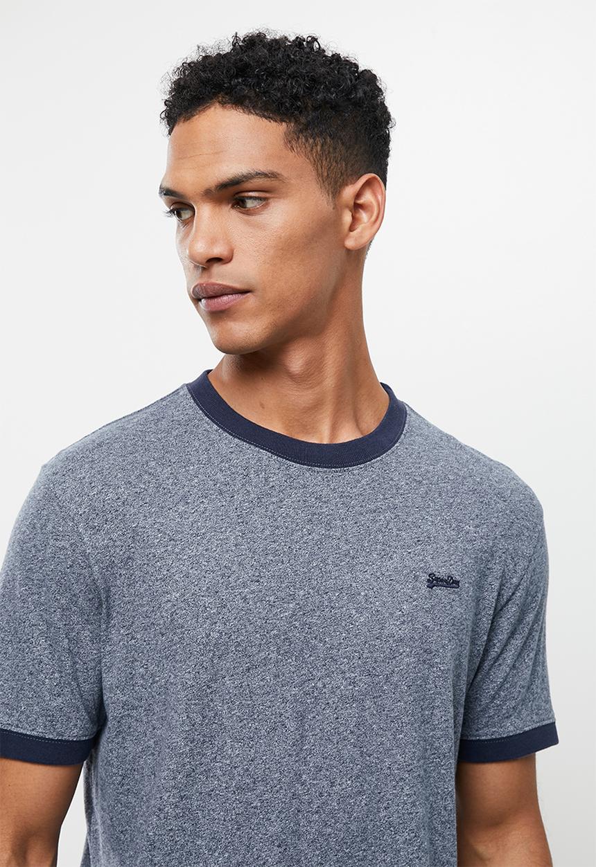 Superdry. - Vintage ringer tee - navy
