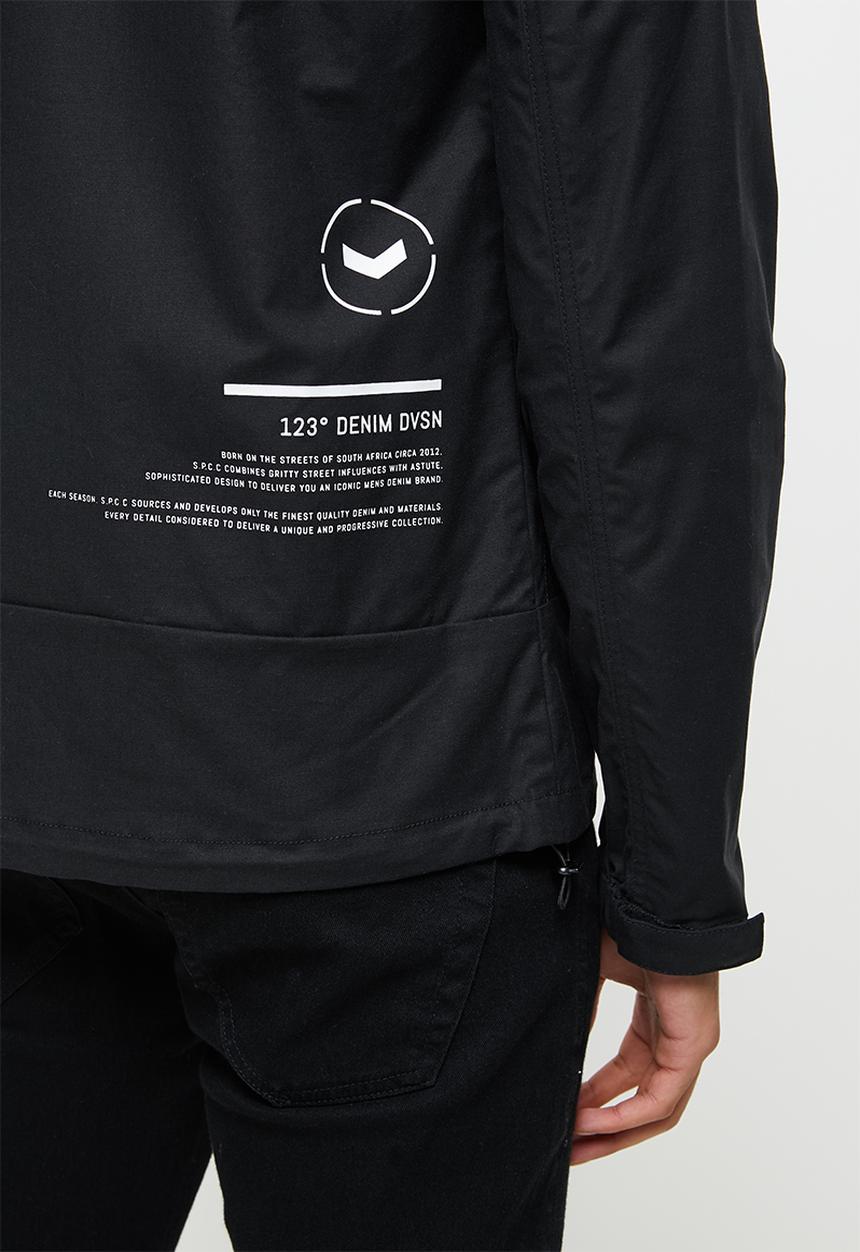 S.P.C.C - Metcalf regular fit zip throughjacket - black