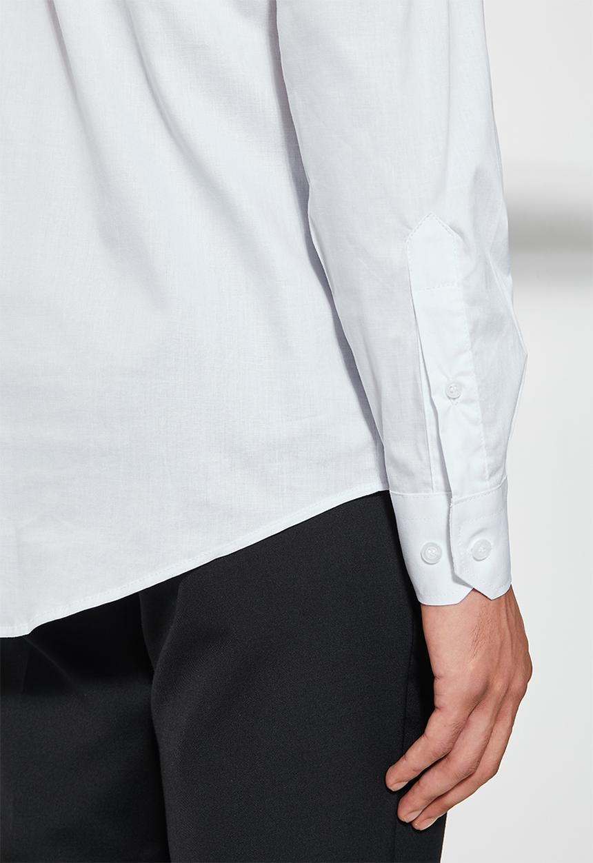 Superbalist - Jos slim stretch shirt - white