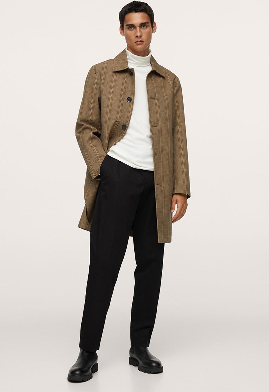 MANGO - Luton Turtle neck Long Sleeve T-Shirt  - natural