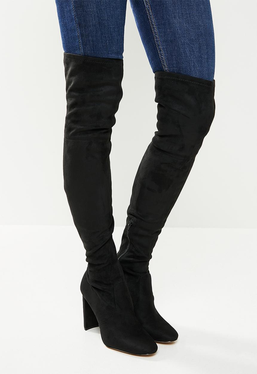 ALDO - Dessa over the knee boot - 009 other black