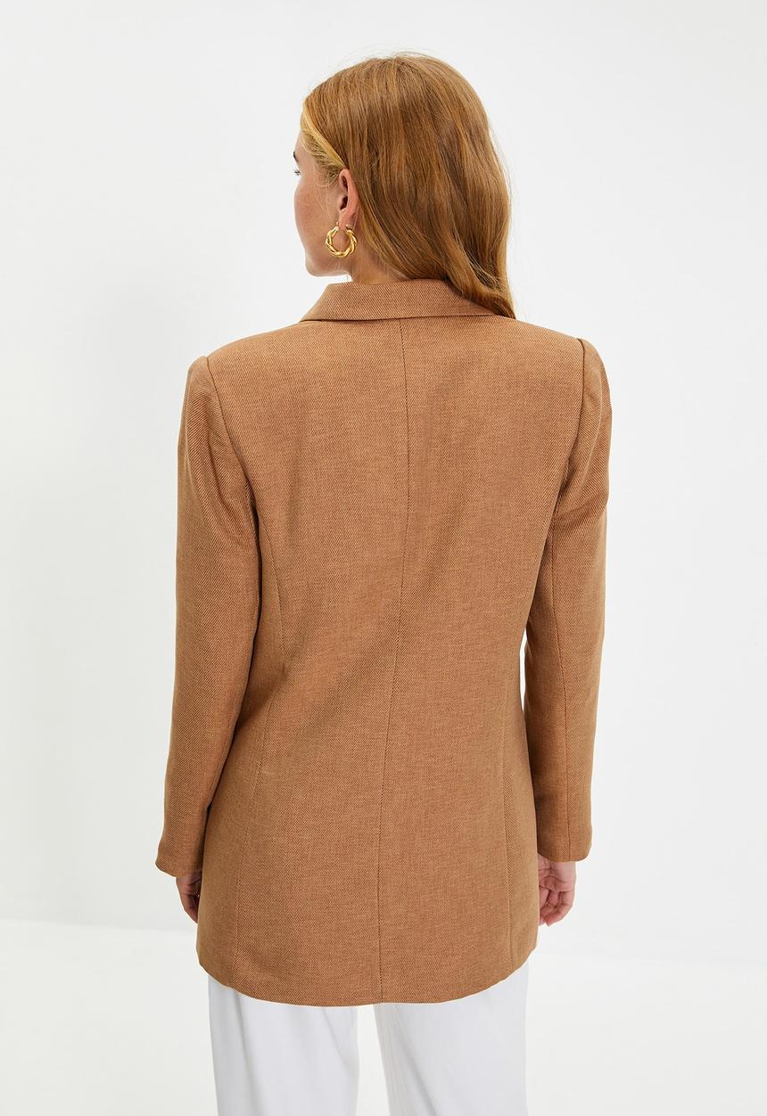 Trendyol - Oversize jacket - camel