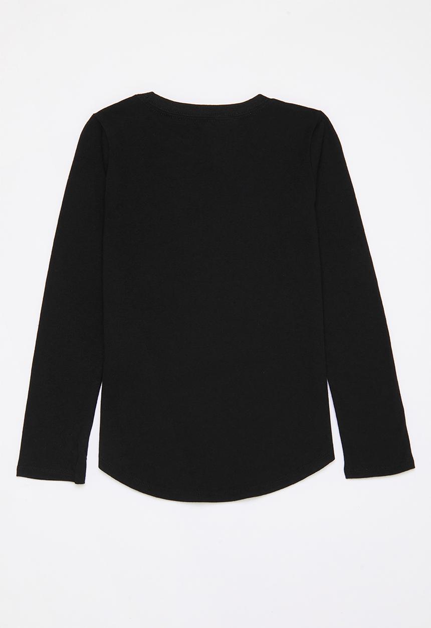 Nike - Nkg mini me long sleeve gfx tee - black