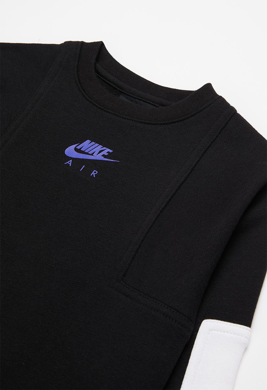 Nike - Nkb air crew + pant set - black