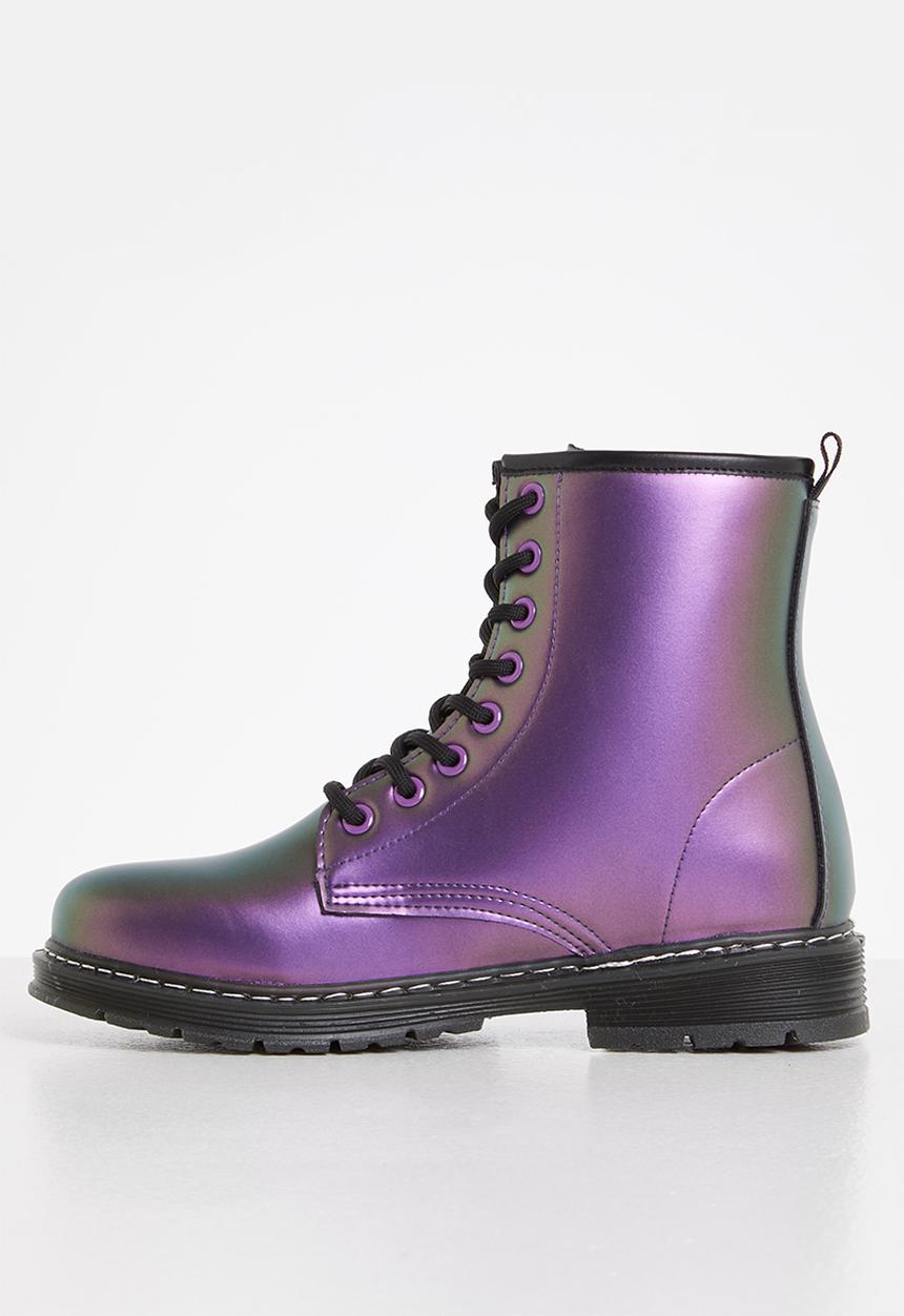 Madison® - Sloane lace up boot - purple