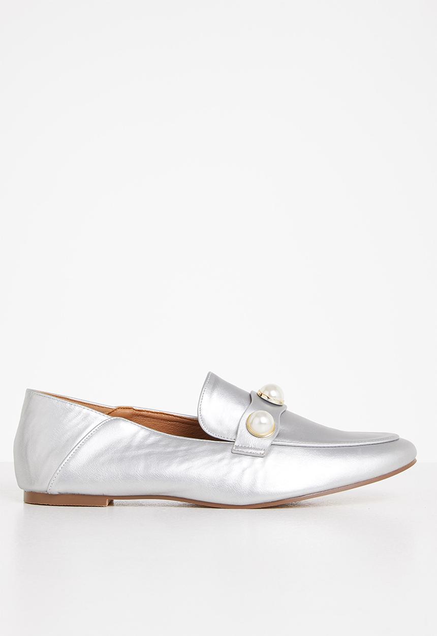 Madison® - Morgan pearl loafer - matte silver