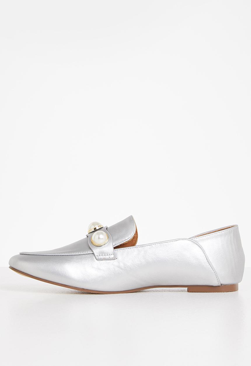 Madison® - Morgan pearl loafer - matte silver
