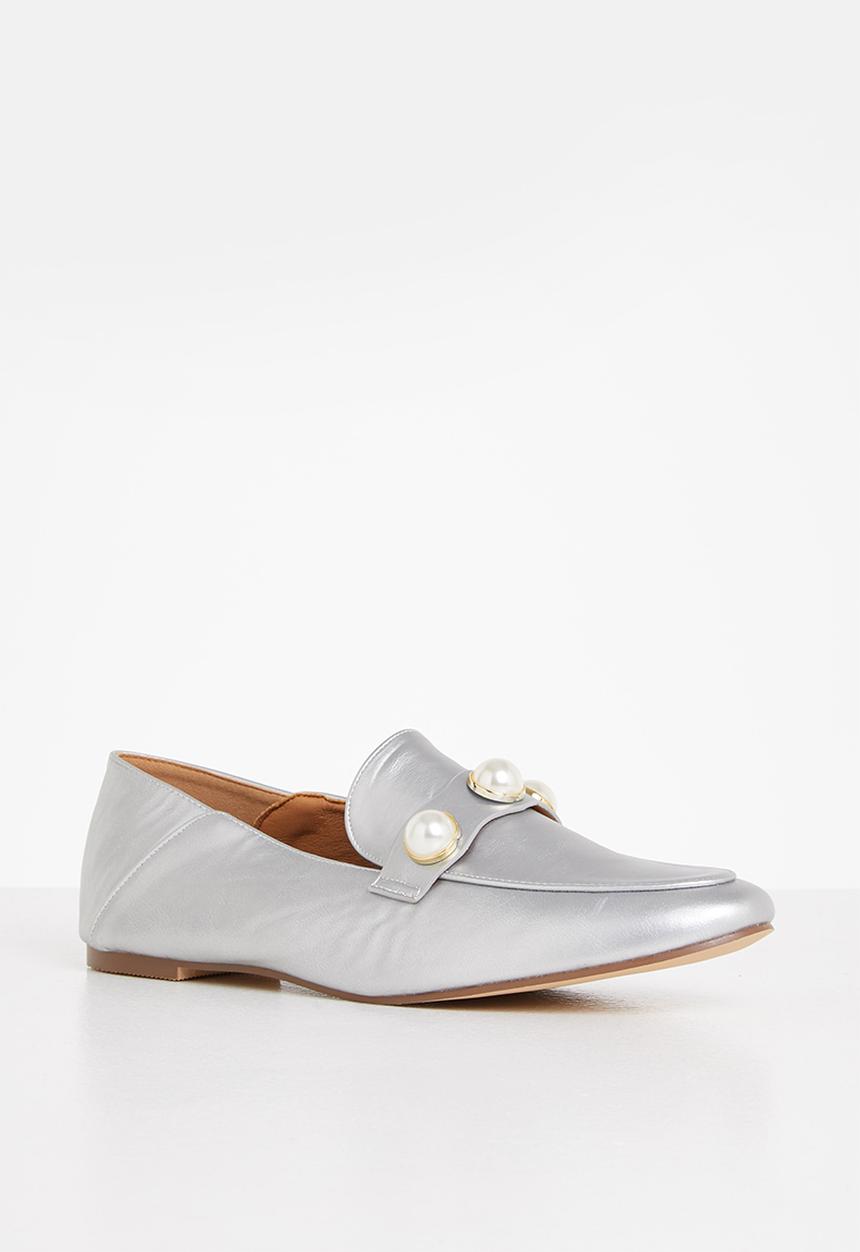 Madison® - Morgan pearl loafer - matte silver