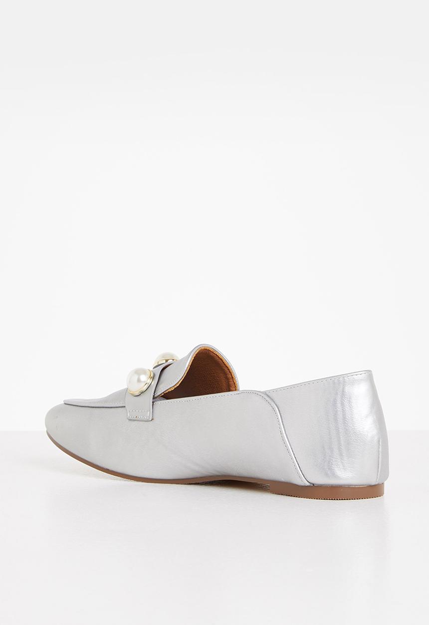 Madison® - Morgan pearl loafer - matte silver