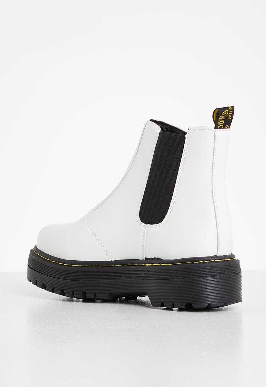 Madison® - Sheena chunky chelsea boot - white