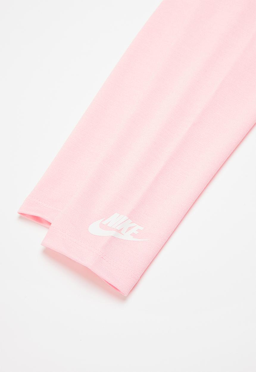 Nike - Nkg mini me crew & legging set - black & pink 