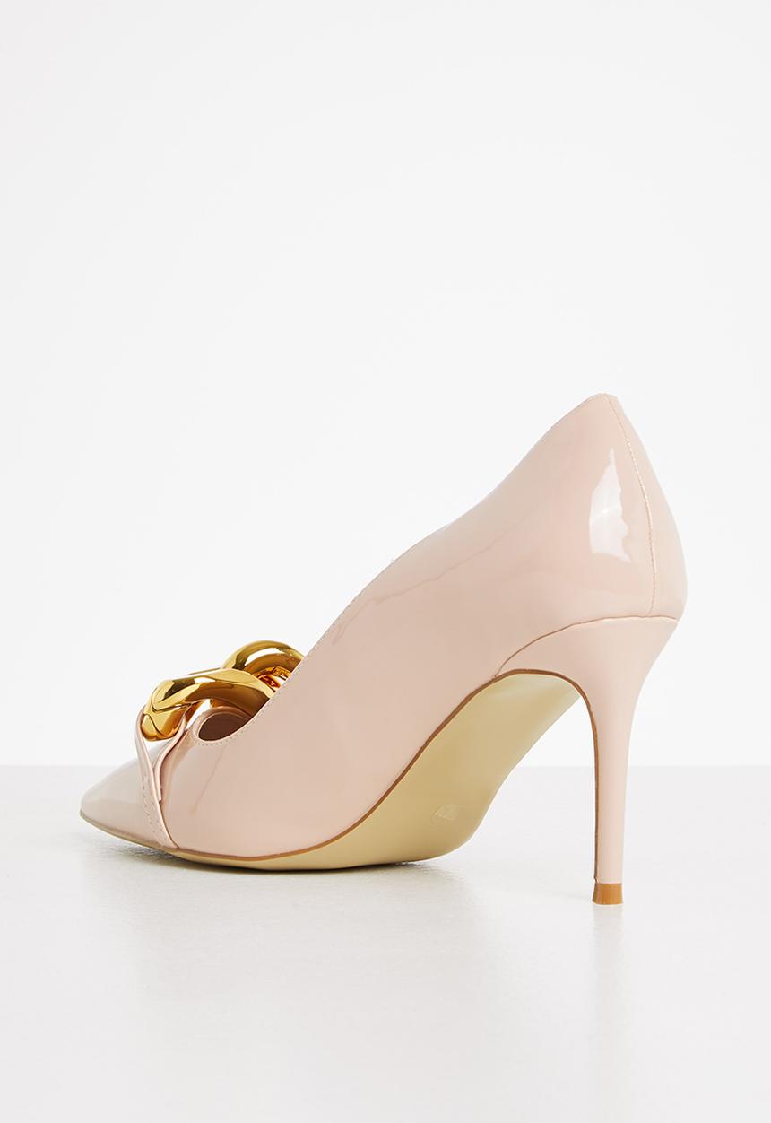 Plum - Bella chain court heel - neutral