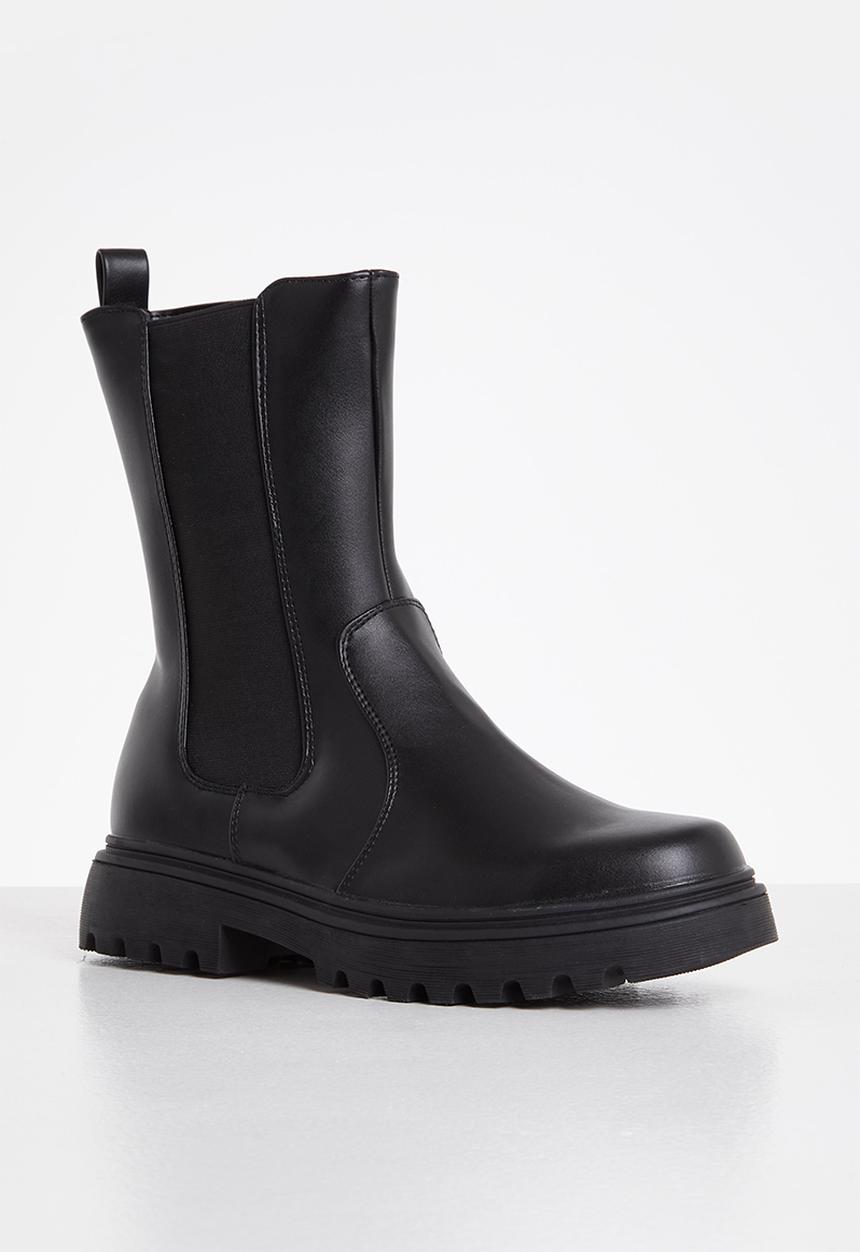 Madison® - Stacy chunky chelsea boot - black