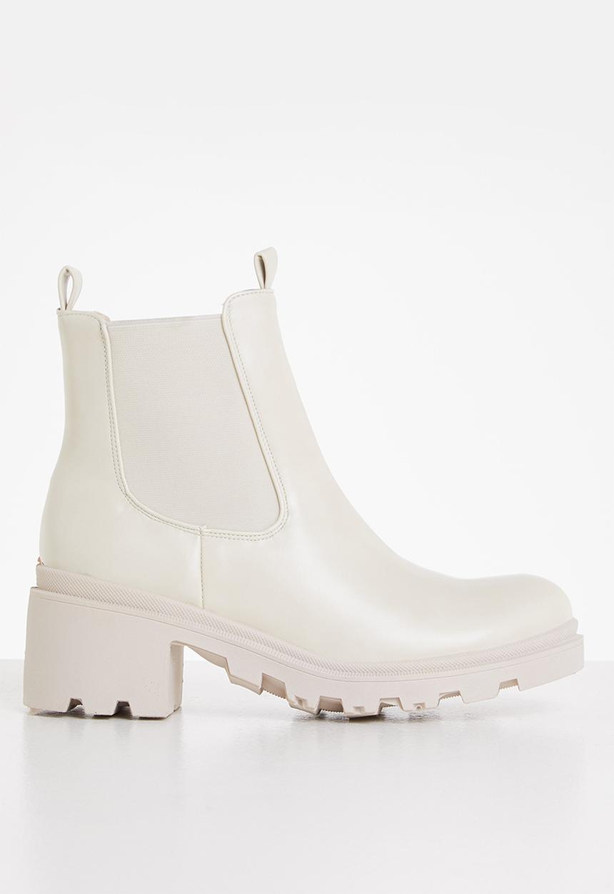Madison® - Shante chunky chelsea boot - bone mono