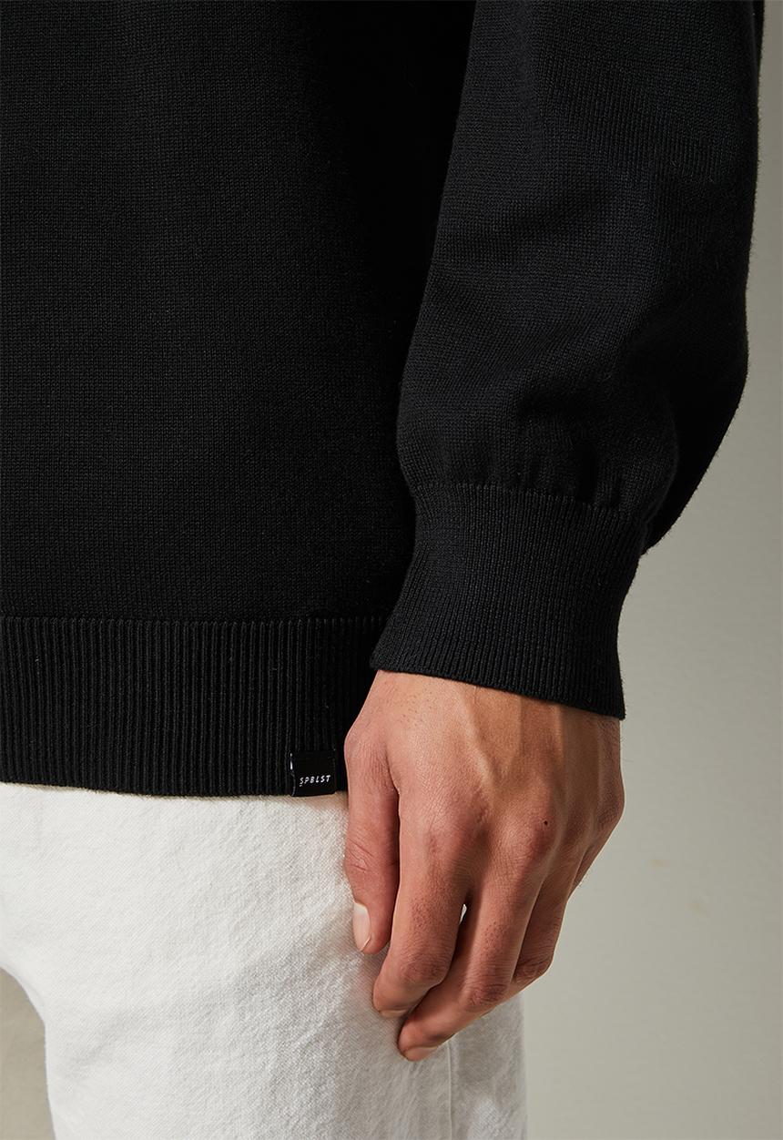 Superbalist - Basic golfer slim fit knit - black