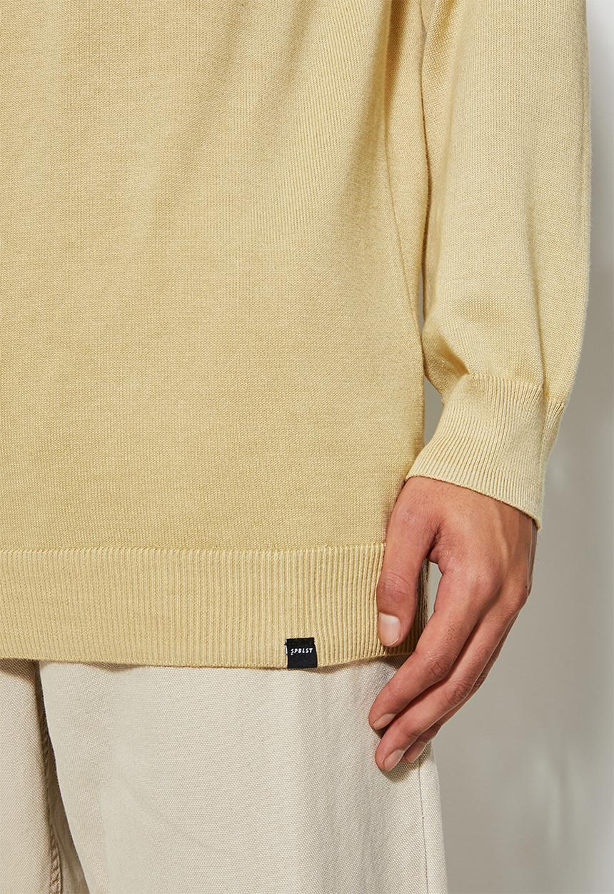 Superbalist - Basic golfer slim fit knit - brown