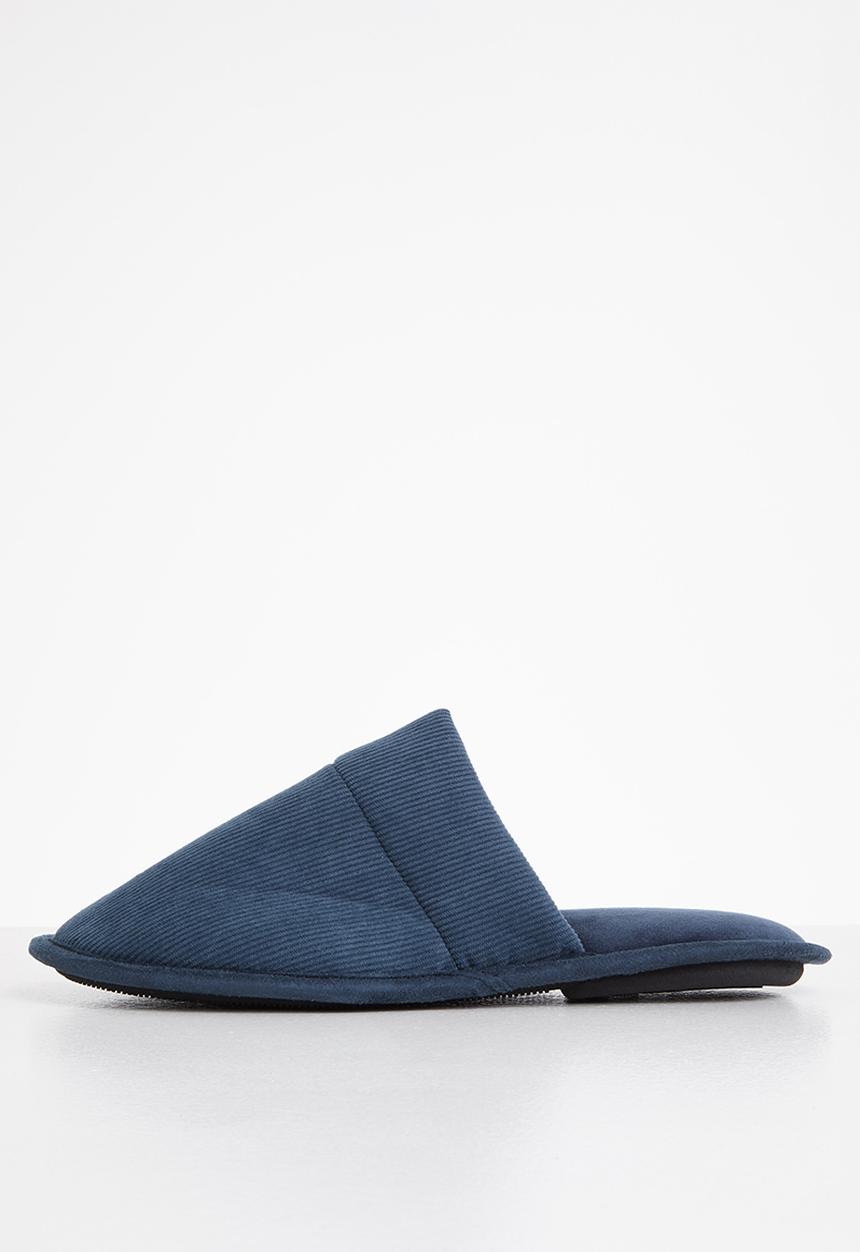 Hush Puppies - Manuel spa terry slipper - navy