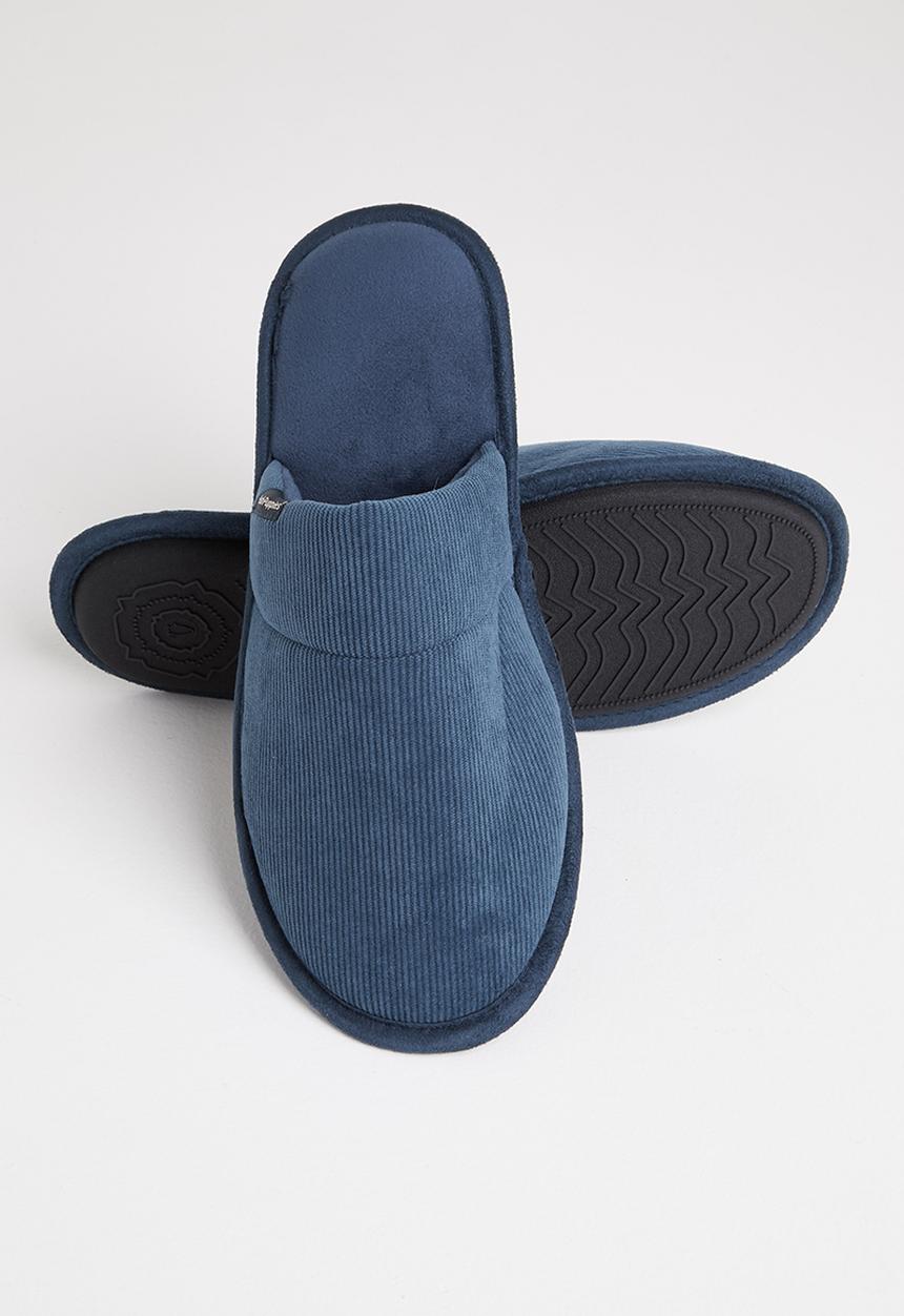 Hush Puppies - Manuel spa terry slipper - navy