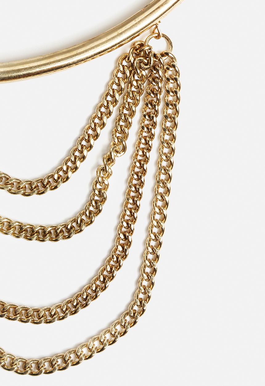 New Look - Drape Stone Torque Necklace