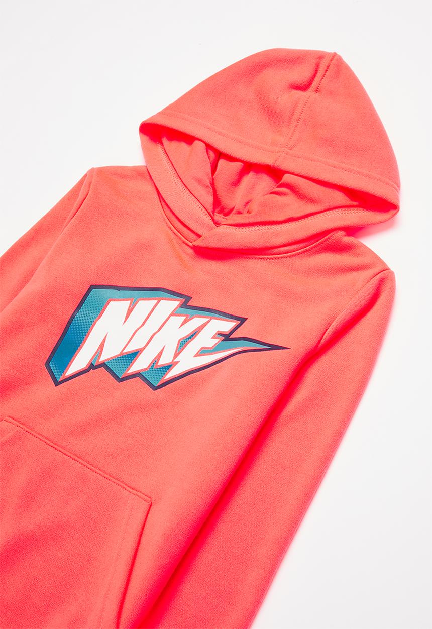 Nike - Nkb g4g ft pullover pant set - orange & navy