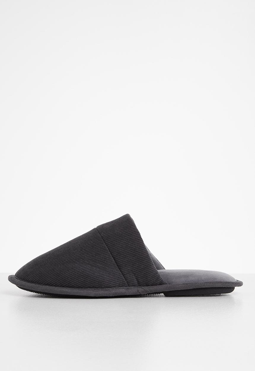 Hush Puppies - Manuel spa terry slipper - grey