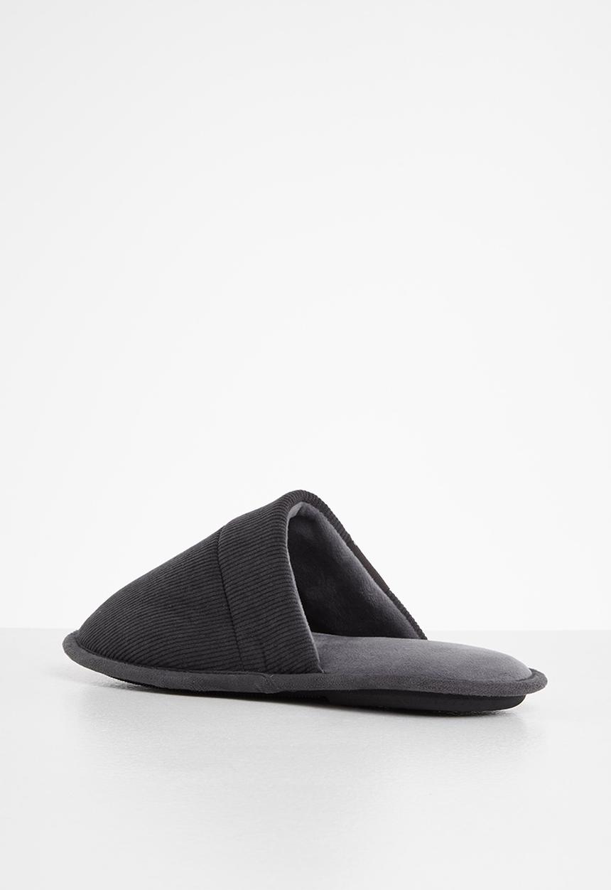 Hush Puppies - Manuel spa terry slipper - grey