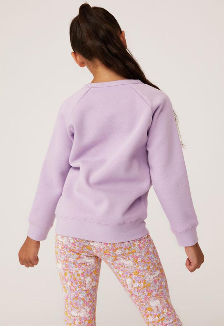 Cotton On - Mila crew - lilac drop & horse