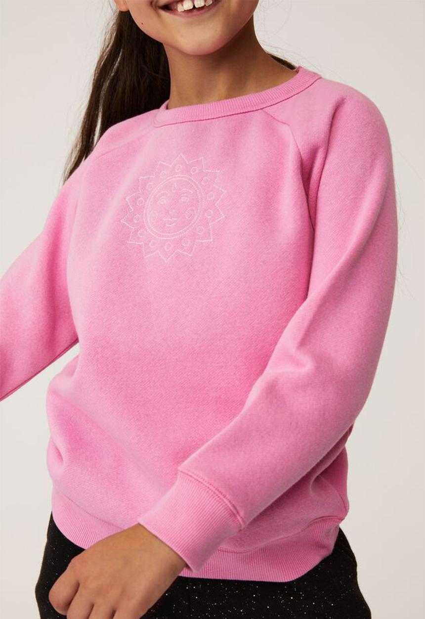 Cotton On - Mila crew - pink gerbera & sun