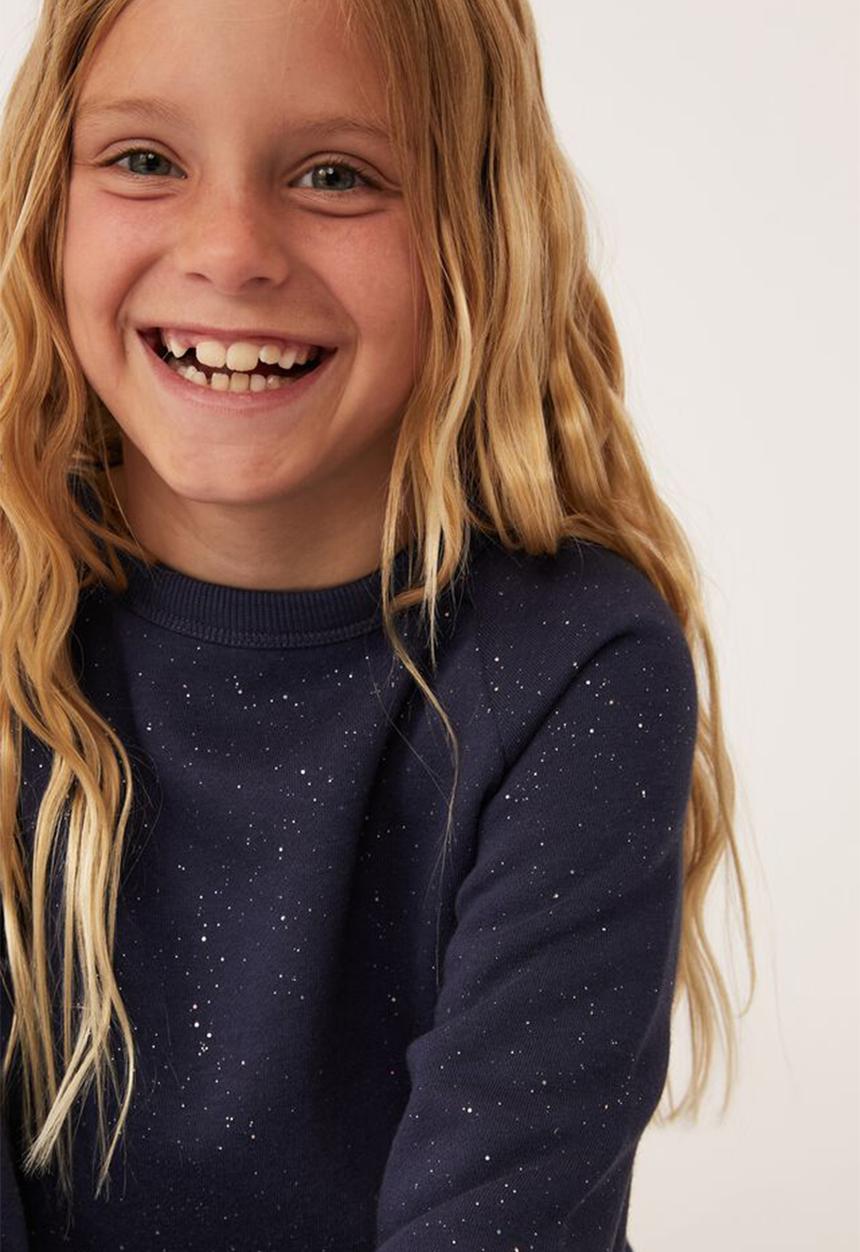 Cotton On - Mila crew - indigo &  glitter