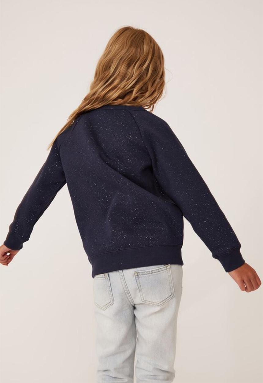 Cotton On - Mila crew - indigo &  glitter