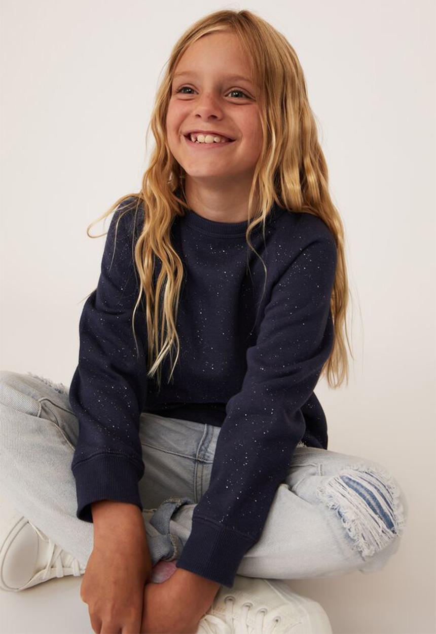 Cotton On - Mila crew - indigo &  glitter