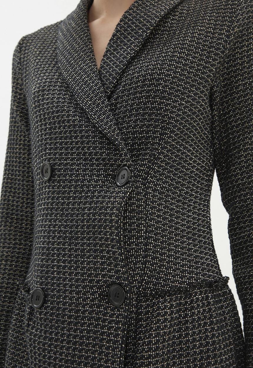 Trendyol - Jacket dress dress - black