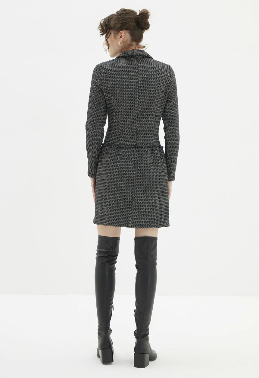 Trendyol - Jacket dress dress - black