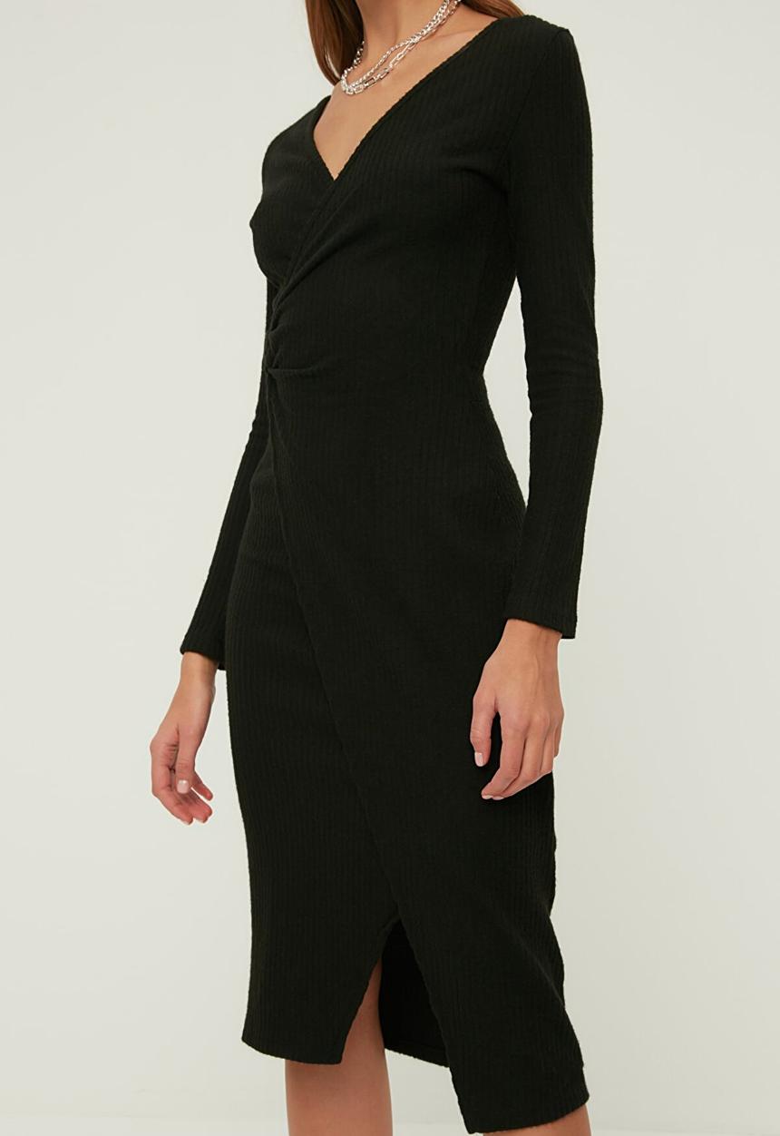 Trendyol - Knitted dress - black