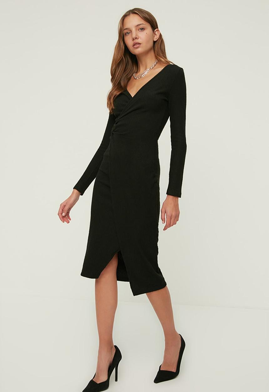 Trendyol - Knitted dress - black