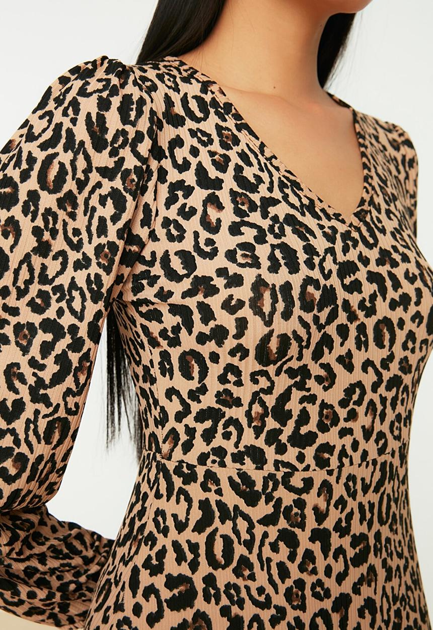 Trendyol - Knitted dress  - brown